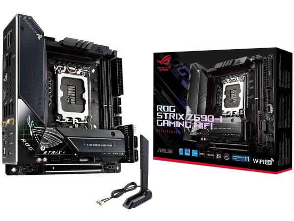 ASUS ROG STRIX Z690-I GAMING WIFI LGA 1700

* Designed with dual mounting holes compatible with both Intel LGA1700 and LGA1200 cooling brackets.