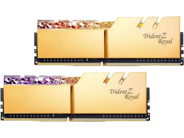 G.SKILL Trident Z Royal Series 32GB (2 x 16GB) DDR4 3200 (PC4 25600) - 32GB (2 x 16GB),DDR4 3600 (PC4 28800),19,Gold