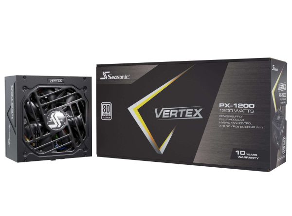 Seasonic VERTEX GX-1000, 1000W 80+ Gold,  ATX 3.0 / PCIe 5.0 Compliant, Full Modular, Fan Control in Fanless, Silent, and Cooling Mode, 12 Years Warranty - ATX 3.0 Platinum (1200W)