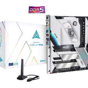 ASRock Z690 Pro RS LGA 1700 (14th,13th,12th Gen) Intel Z690 SATA 6Gb/s DDR4 ATX Intel Motherboard - Z690 AQUA OC