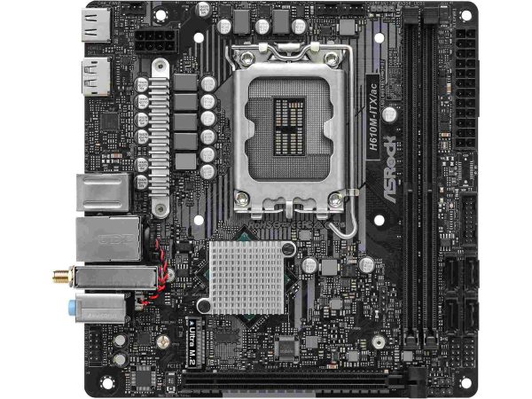 ASRock H610M-HVS LGA 1700

* Dedicated LGA1700 mounting bracket is required. - H610M-ITX/AC