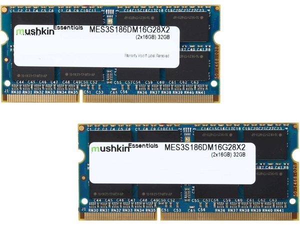 Laptop Memory - 32GB (2 x 16GB),DDR3L 1866 (PC3L 14900),13