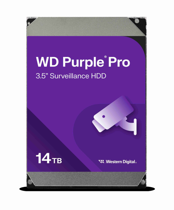 WD Purple Pro 18TB 7200 RPM 3.5" - 14TB