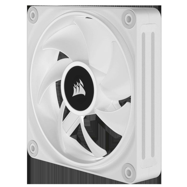 CORSAIR QX RGB Series, iCUE LINK QX120 RGB WHITE, 120mm Magnetic Dome RGB Fan, Starter  Kit