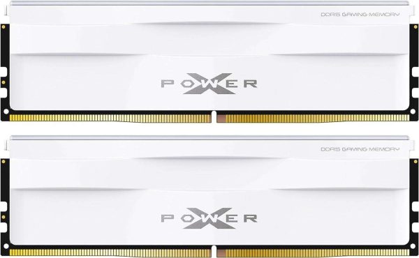 Silicon Power DDR5 32GB (2x16GB) Zenith 6000MHz (PC5-48000) 288-pin CL30 1.35V UDIMM Desktop Memory Module RAM SU032GXLWU60AFDESK Black - 64GB (2 x 32GB),288-Pin DDR5 SDRAM,DDR5 6000 (PC5 48000),30,White,None