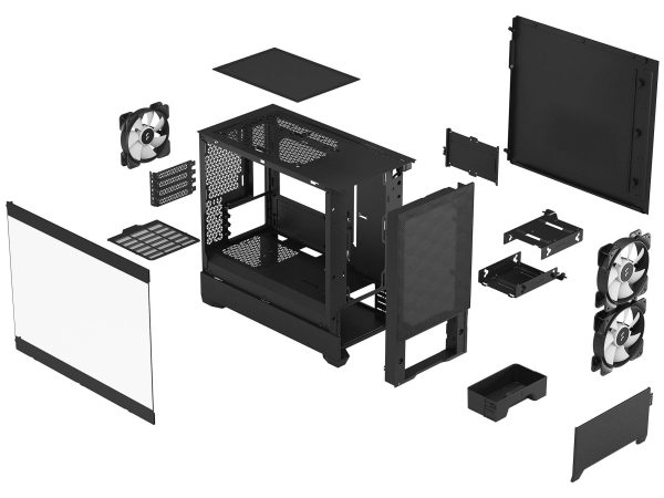 Fractal Design Pop Mini Air RGB Micro ATX Tower Black