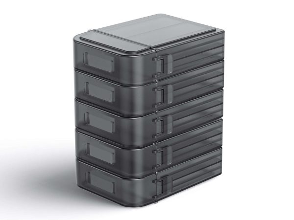 ORICO 2.5" HDD Storage Case Multi-Bay Storage 2.5 inch HDD Protection Box for Hard Drive with label Design Moisture proof - 5 Packs