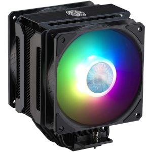 Cooler Master Hyper 620S Dual Tower CPU Air Cooler, ARGB Sync, 120mm PWM Fan, 6 Copper Direct Contact Heat Pipes, 154.9mm Tall, Brackets AMD Ryzen AM5/AM4, Intel LGA1700/1200 (RR-D6NA-17PA-R1) - Black,MasterAir MA612