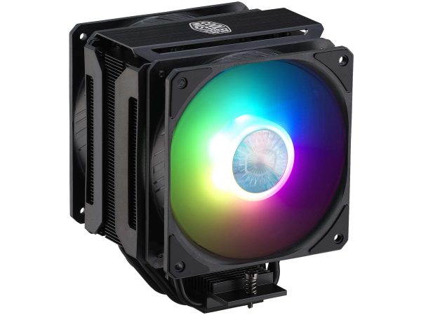 Cooler Master Hyper 620S Dual Tower CPU Air Cooler, ARGB Sync, 120mm PWM Fan, 6 Copper Direct Contact Heat Pipes, 154.9mm Tall, Brackets AMD Ryzen AM5/AM4, Intel LGA1700/1200 (RR-D6NA-17PA-R1) - Black,MasterAir MA612