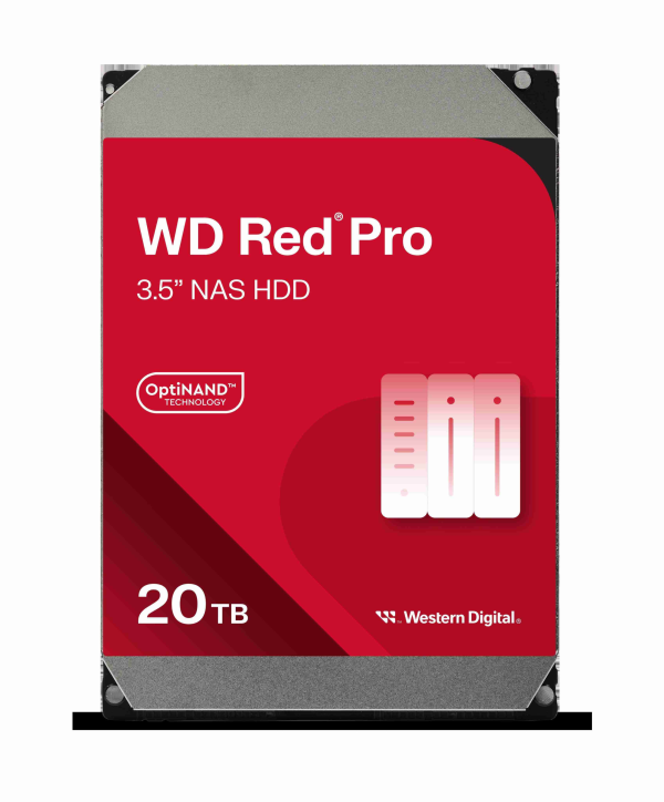 WD Red Pro 6TB 7200 RPM 3.5" - 20TB