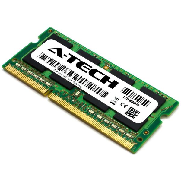 A-Tech 16GB (2x8GB) DDR3 1333MHz SODIMM PC3-10600 2Rx8 Dual Rank 204-Pin CL9 1.5V Non-ECC Unbuffered Notebook Laptop RAM Memory Upgrade Kit