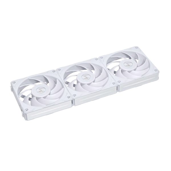 LIAN LI UNI Fan P28 120 White  3x 12cm Fan Pack with a Fan Speed Controller -- UF-P28120-3W
