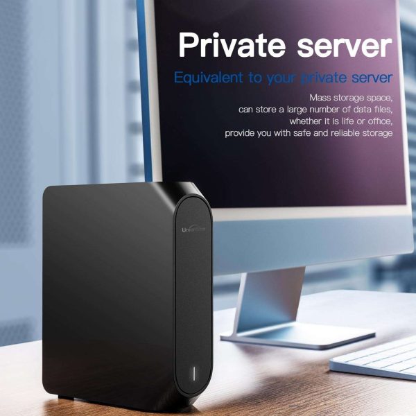 UnionSine 10TB 3.5" External Hard Drive USB3.2Gen2 Type-C HDD Storage Compatible for PC, Desktop, Laptop,TV(Black) HD3510 Black 10TB