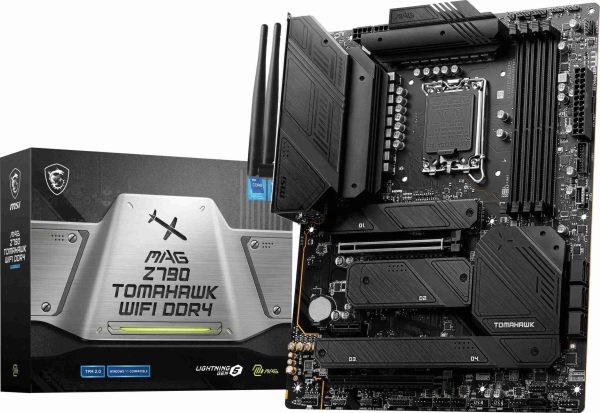 MSI MAG Z790 TOMAHAWK MAX WIFI LGA 1700(14th,13th,12th Gen) DDR5 ATX 8x SATA 6G  4x M.2  Wi-Fi 7  Bluetooth 2.5Gbps LAN Motherboard - MAG Z790 TOMAHAWK WIFI DDR4