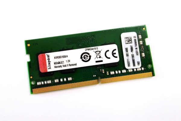Kingston ValueRAM KVR26S19D8/16 DDR4-2666 SODIMM 16GB/2Gx64 REG CL19 Notebook Memory - 4GB