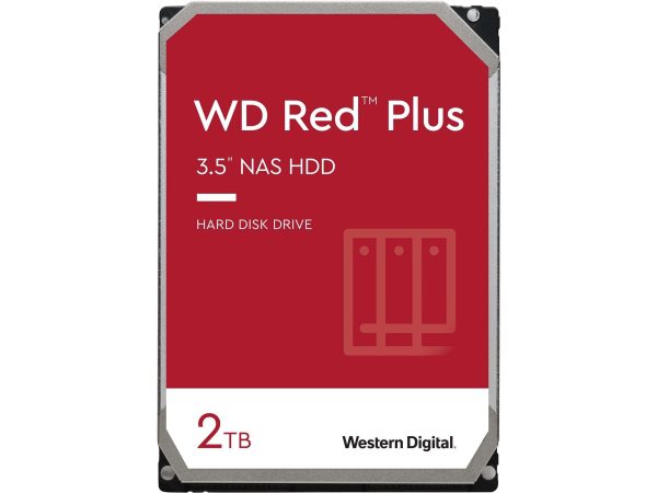 WD Red Plus 4TB 5400 RPM 3.5" - 2TB 128MB Cache