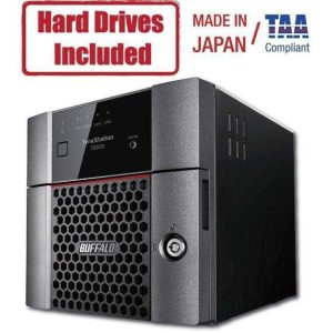 BUFFALO TeraStation TS3220DN0402 2-Bay NAS 4TB (2x2TB) with NAS-Grade Hard Drives Included Desktop Network Attached Storage - 16TB (2 x 8TB),TS3220DN1602