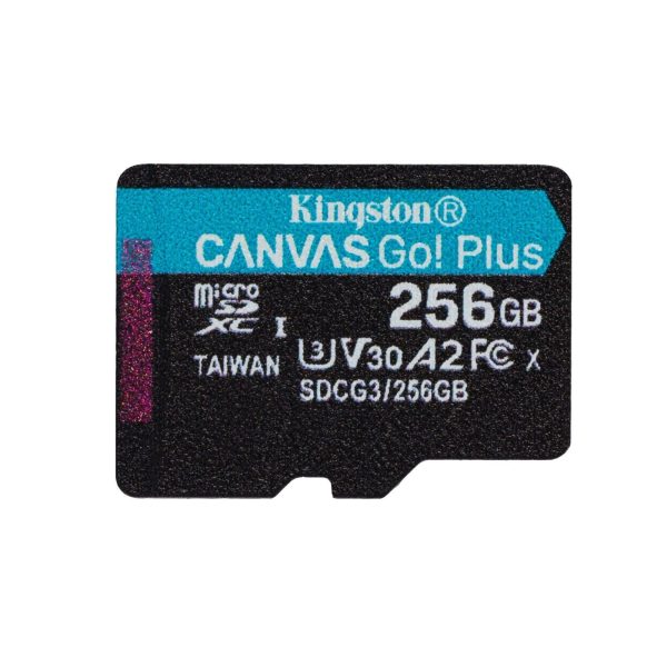 Kingston SDCG3 Canvas Go Plus 256GB SD Memory Card (SDCG3/256GBSP)