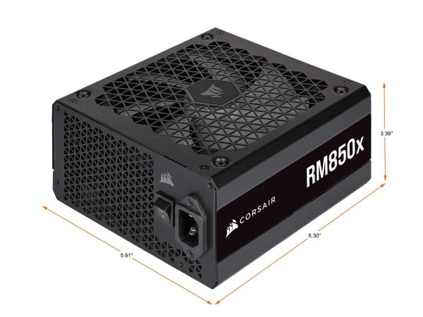CORSAIR RMx Series (2021) RM850x 850 W Full Modular 80 PLUS GOLD Certified