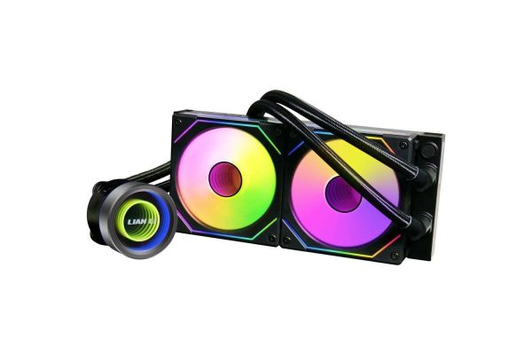 LIAN LI Galahad II Trinity SL-INF 360 Liquid Cooling System - 2 Fan Slots (120 mm),Black,TRINITY SL-INFINITY
