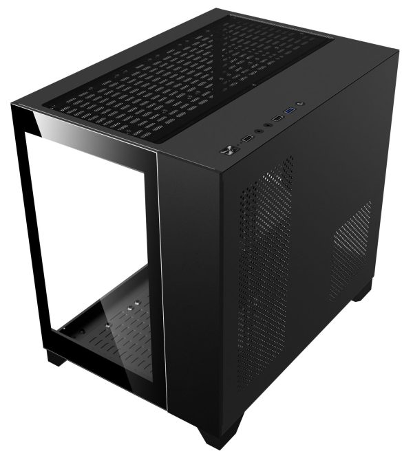 DIYPC Micro ATX Tower Black
