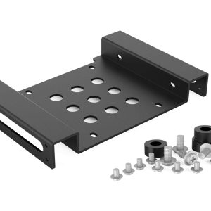 ORICO Aluminum 5.25 inch to 2.5 or 3.5 Inch Internal Hard Disk Drive Mounting Kit with Screws and Shock Absorption Rubber Washer- Black  (AC52535-1S-V1)