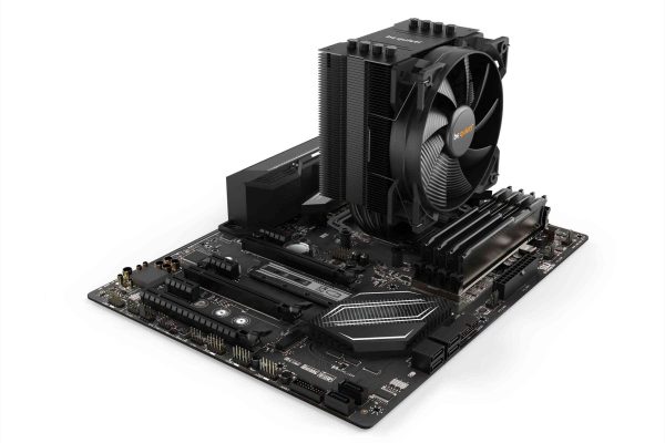 be quiet! Pure Rock 2 CPU Air Cooler | 150W TDP | LGA 1700 1200 2066 1150 1151 1155 2011(-3) Square ILM Compatible | Intel and AMD 4/5 CPU Cooler | Black | BK007