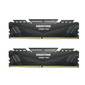 DDR4 RAM GIGASTONE Black Game PRO Desktop RAM 32GB (2x16GB) DDR4 RAM 32GB DDR4-3200MHz PC4-25600 CL16 1.35V 288 Pin Unbuffered Non ECC UDIMM for PC Gaming Desktop Memory (Desktop ONLY)