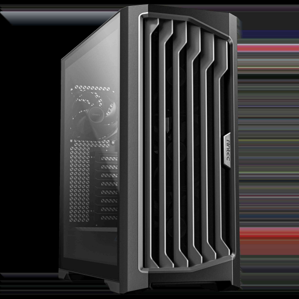 Antec Performance 1 FT, RTX 40 Series GPU Support, Temp. Display, 4 x Storm T3 PWM Fans, Type-C Ready, Dual Tempered Glass Side Panels, Removable Top Fan/Radiator Bracket, Mesh Front Panel, Full-Tower