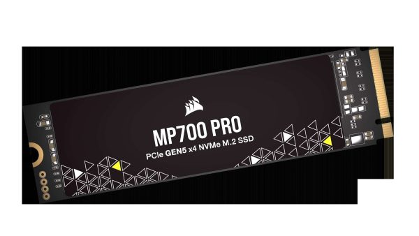 CORSAIR MP700 PRO 2TB PCIe Gen5 x4 NVMe 2.0 M.2 SSD – High-Density TLC NAND – M.2 2280  CSSD-F2000GBMP700PNH– DirectStorage Compatible – Up to 12,400MB/sec