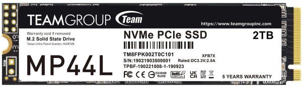Team Group MP44L M.2 2280 1TB - 2TB
