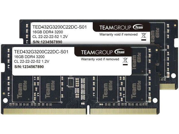 Team Elite 32GB (2 x 16GB) 260-Pin DDR4 SO-DIMM