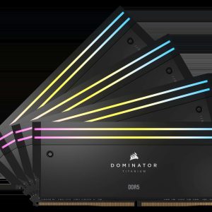 CORSAIR DOMINATOR TITANIUM 32GB (2 x 16GB) DDR5 6000 (PC5 48000) - 64GB (4 x 16GB),DDR5 6400 (PC5 51200),32,Black