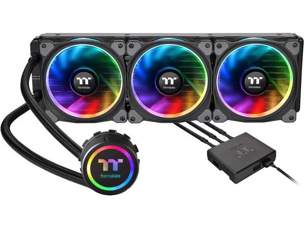 Thermaltake TH ARGB Liquid Cooling System - Floe,3 Fan Slots (120 mm),Black