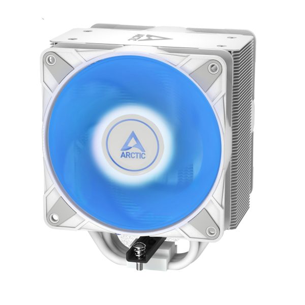 Freezer 36 A-RGB (White) – White CPU Cooler for Intel Socket LGA1700 and AMD Socket AM4, AM5, Direct touch technology, duo 12cm Pressure Optimized Fan with A-RGB lighting in push pull configuration