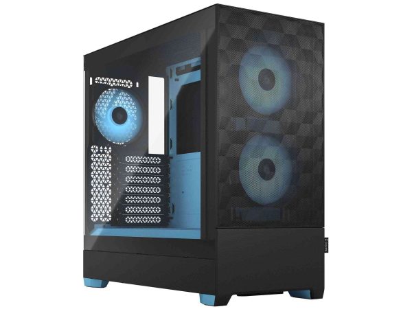 Fractal Design Pop Air ATX Mid Tower Black - Pop Air RGB (Cyan Core)