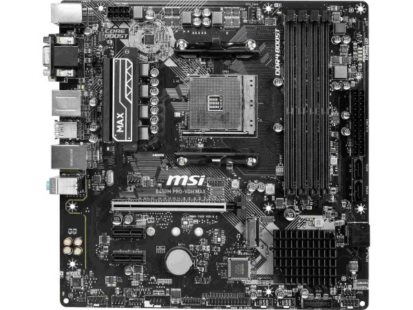MSI B450M-A PRO MAX II AM4 
 - B450M PRO-VDH MAX