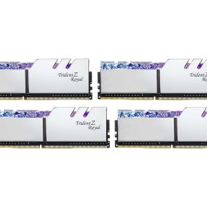 G.SKILL Trident Z Royal Series 32GB (2 x 16GB) DDR4 3200 (PC4 25600) - 128GB (4 x 32GB),DDR4 3200 (PC4 25600),16,Silver