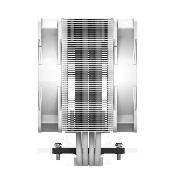 Freezer 36 A-RGB (White) – White CPU Cooler for Intel Socket LGA1700 and AMD Socket AM4, AM5, Direct touch technology, duo 12cm Pressure Optimized Fan with A-RGB lighting in push pull configuration