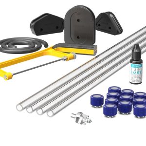 PrimoChill (Complete Kit) 4x 14mm Acrylic/PMMA Tubes, 12x Metrix SX Fitting, Bending Jig/Kit, Cutter and Finishing Bit - True Blue