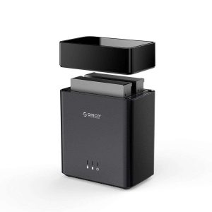 ORICO Dual 2 Bay Magnetic-type 3.5 Inch USB3.0 Hard Drive Enclosure Support 20TB Max 5Gbps UASP 12V Adapter Tool Free HDD Enclosure