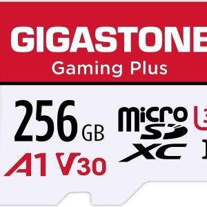[Gigastone] Micro SD Card 32GB 5-Pack, Camera Plus, MicroSDHC Memory Card for Video Camera, Wyze Cam, Security Camera, Roku, Full HD Video Recording, UHS-I U1 A1 Class 10, up to 90MB/s, with Adapter - 256GB,Gaming Plus,1-Pack