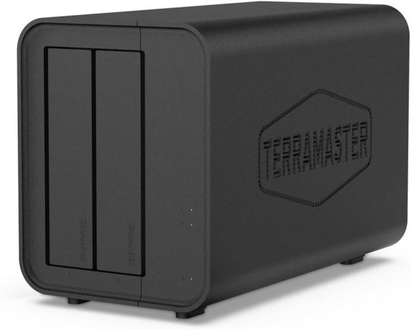 TERRAMASTER F2-212 2Bay NAS - Quad Core 1GB RAM DDR4 Personal Private Cloud Network Attached Storage DiskStation (Diskless) - 2-Bay,ARM,1GB,1 x DDR4 SODIMM,ARM v8 quad-core 1.7GHz CPU