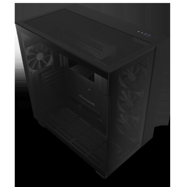 NZXT H9 Flow - All Black - CM-H91FB-01 - Dual-Chamber Mid-Tower Airflow Case