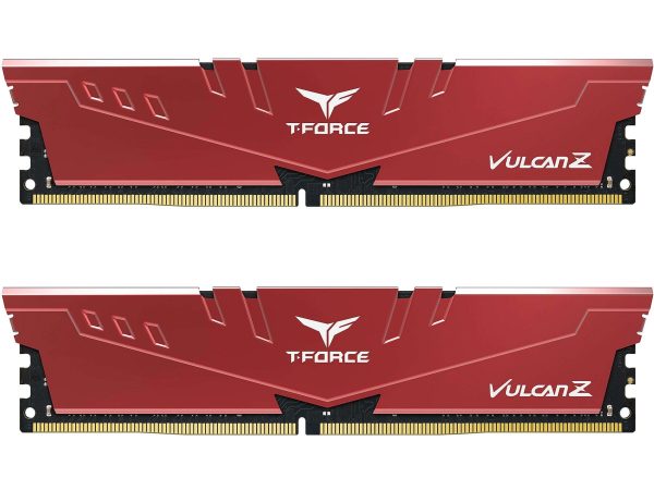 Team T-FORCE VULCAN Z 16GB (2 x 8GB) DDR4 3600 (PC4 28800) - 16GB (2 x 8GB),DDR4 3200 (PC4 25600),16,Red,16-20-20-40