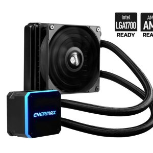Enermax LIQMAX III 240 ARGB White, All-in-one CPU Liquid Cooler for AM4 & AM5 / LGA 1700/1200/1151, 240mm Radiator, Dual-Chamber Water Block, ARGB Fan - AM5 & LGA1700 Ready - 1 Fan Slot (120 mm),Black,RGB