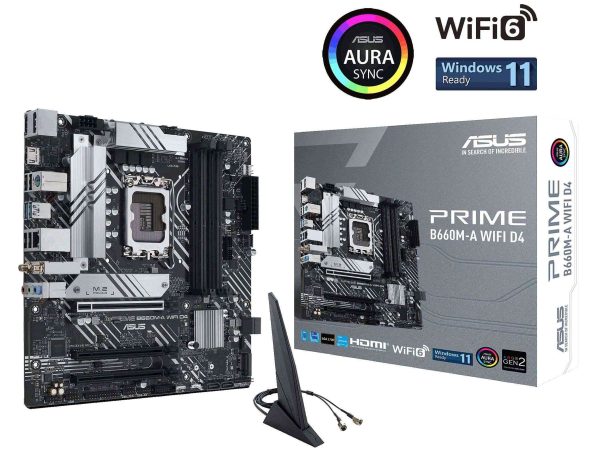 ASUS PRO B660M-C D4-CSM LGA 1700

* Dedicated LGA1700 mounting bracket is required. - PRIME B660M-A WIFI D4