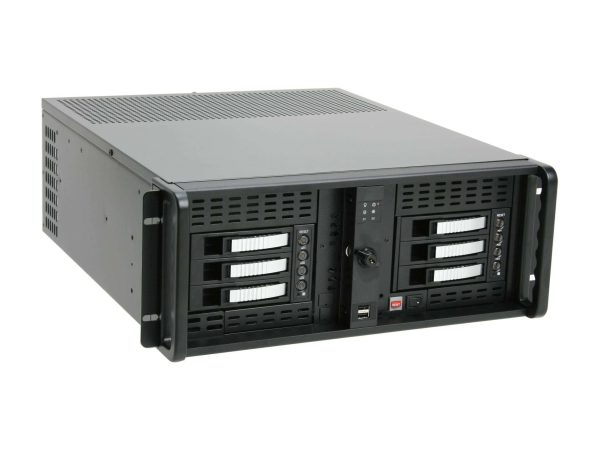 Server Case 6xSATA Hot-Swap 20"depth Only - D-406-B6SA-SILVER-ND
