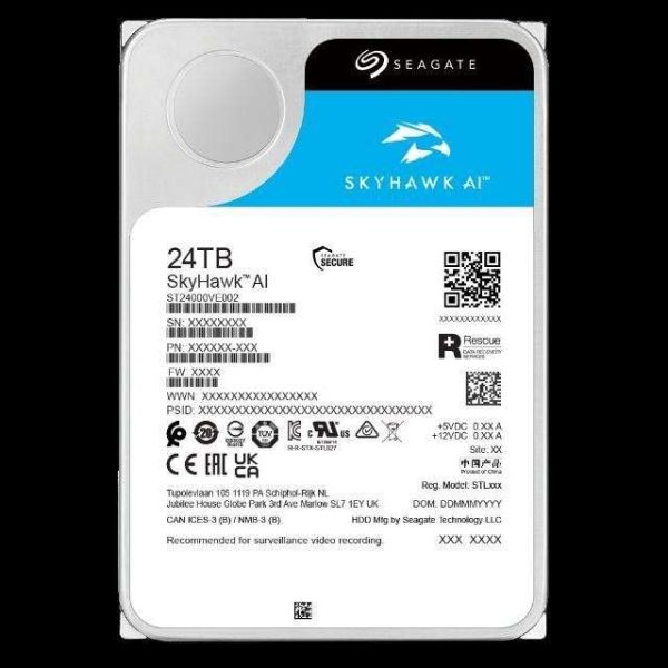 Seagate SkyHawk AI 24TB 7200 RPM 3.5"