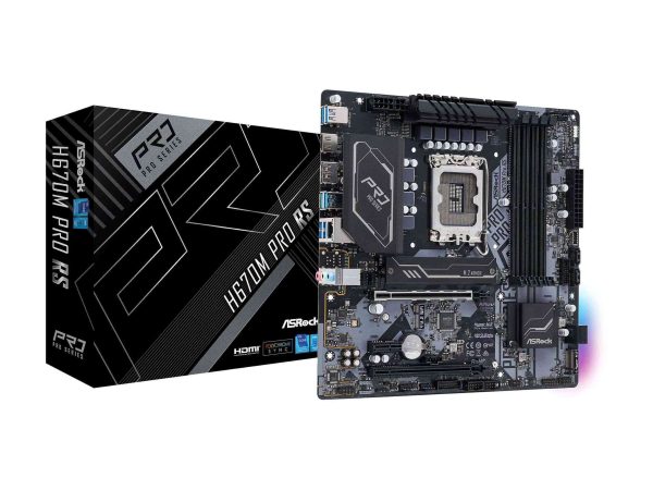 ASRock H670M PRO RS LGA 1700

* Dedicated LGA1700 mounting bracket is required.